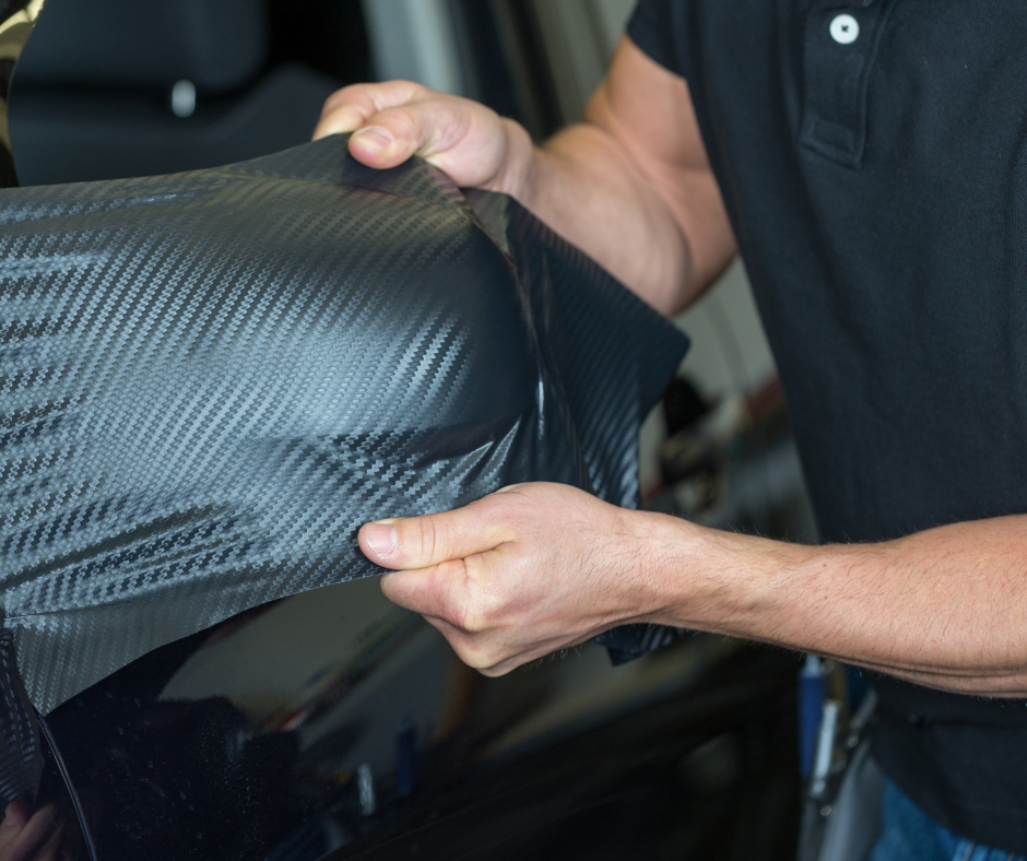 Spiegelkappen auto wrappen